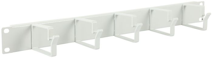 Lanview Logon Panneau Organisateur de Câbles 1U 19 pouces, 5 Crochets Blanc Lanview Logon Panneau Organisateur de Câbles 1U 19 pouces, 5 Crochets Blanc