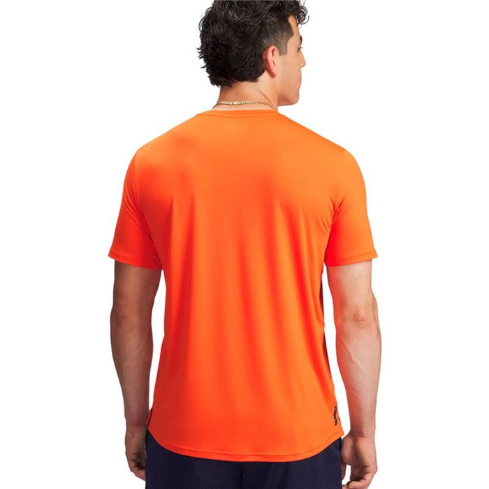 Maillot de Corps de Sport à Manches Coupe Under Armour Vanish Energy Ss Orange 15-16 Ans