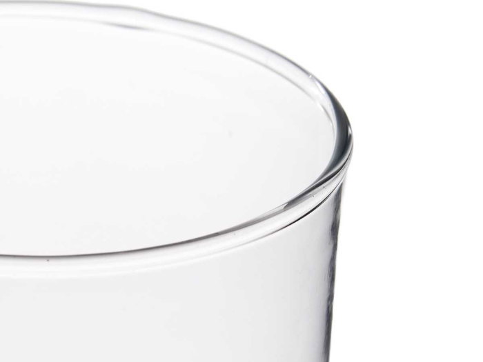 GIFTDECOR Vase Cylindrique en Verre Transparent 10cm x 25cm