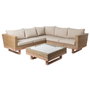Canapé de jardin Patsy 235 x 230 x 64,5 cm