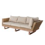 Canapé de jardin Patsy 235 x 230 x 64,5 cm