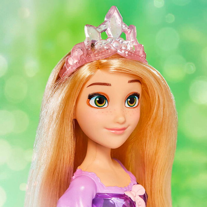 HASBRO Muñeca Brillo Real Rapunzel Disney
