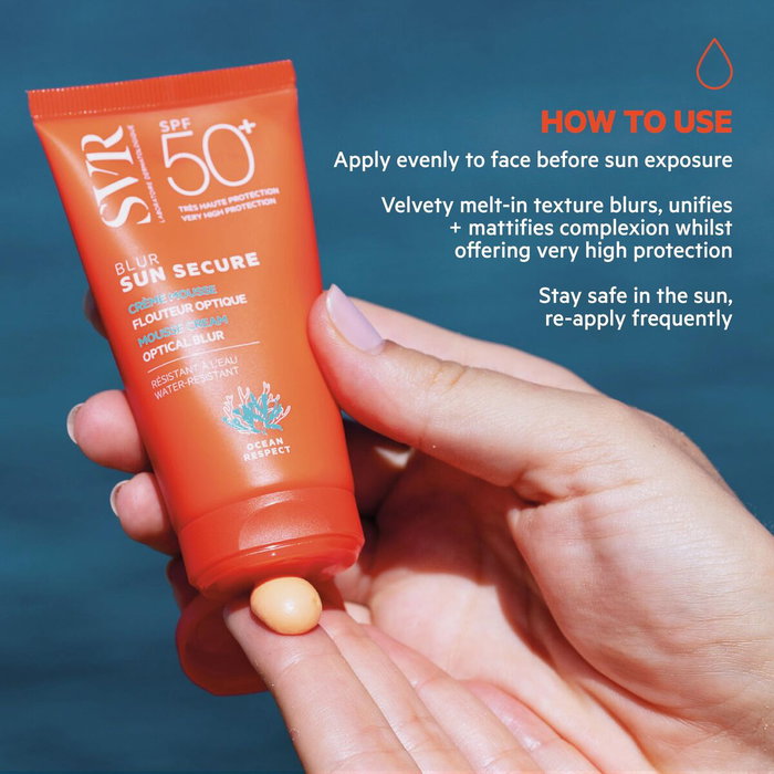 SVR Sun Secure Blur SPF50+ Crème solaire visage teintée 50 ml