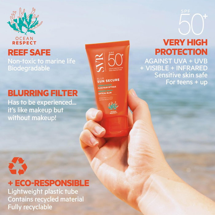 SVR Sun Secure Blur SPF50+ Crème solaire visage teintée 50 ml