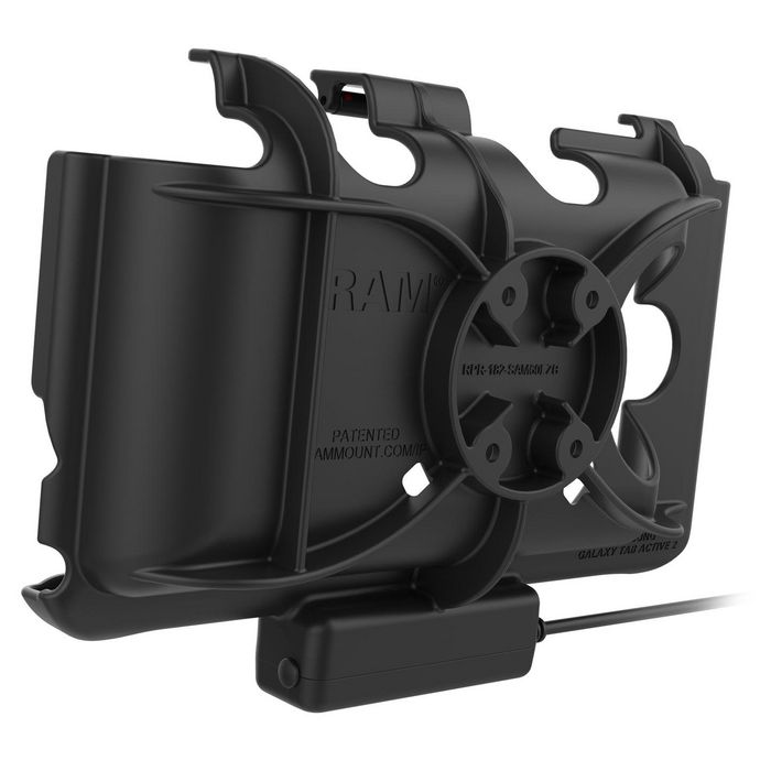 RAM Mounts Support tablette Samsung Tab Active5/3 avec dock de chargement USB-C, prise pogo, compatible housses - RAM-HOL-SAM60CPU