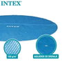Intex - Couverture solaire pour piscine Easy Set/Frame, diamètre 457 cm, PVC