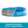 Intex - Couverture solaire pour piscine Easy Set/Frame, diamètre 457 cm, PVC