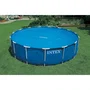 Intex Bâche à bulles pour piscine hors sol ronde, diamètre 457 cm
