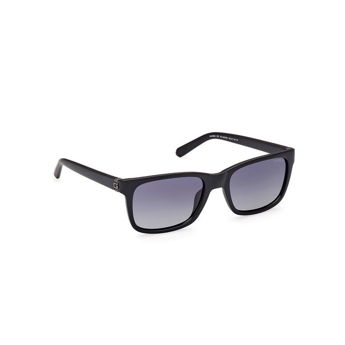 Guess Lunettes de soleil GU00066 02D pour homme, rectangulaire noir mat