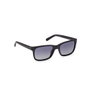 Guess Lunettes de soleil GU00066 02D pour homme, rectangulaire noir mat