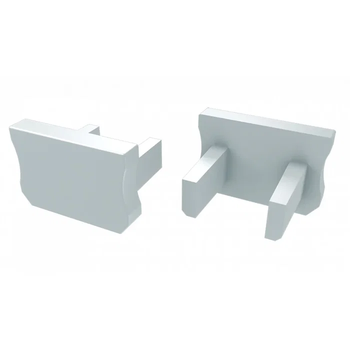 Tapón Final Perfíl Tipo X - Plástico Inox Tapón Final Perfíl Tipo X - Plástico Inox