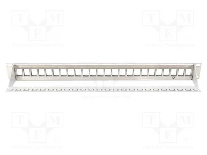 DIGITUS Panneau de brassage Keystone 24 ports 1U gris
