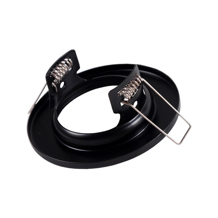 Aro Foco Downlight Circular Sara Acero 81mm - Negro Aro Foco Downlight Circular Sara Acero 81mm - Negro