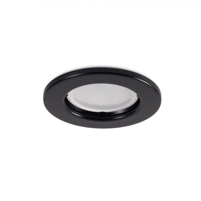 Aro Foco Downlight Circular Sara Acero 81mm - Negro Aro Foco Downlight Circular Sara Acero 81mm - Negro