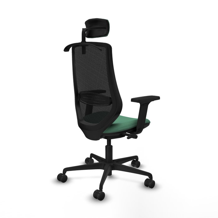 Chaise de Bureau Mardos traslack bali Piqueras y Crespo D036N2H Vert émeraude