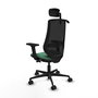 Chaise de Bureau Mardos traslack bali Piqueras y Crespo D036N2H Vert émeraude