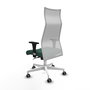Piqueras y Crespo Chaise de Bureau Albacete Vert Bouteille et Blanc