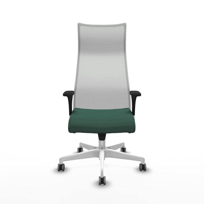Piqueras y Crespo Chaise de Bureau Albacete Vert Bouteille et Blanc Piqueras y Crespo Chaise de Bureau Albacete Vert Bouteille et Blanc