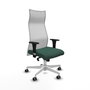 Piqueras y Crespo Chaise de Bureau Albacete Vert Bouteille et Blanc