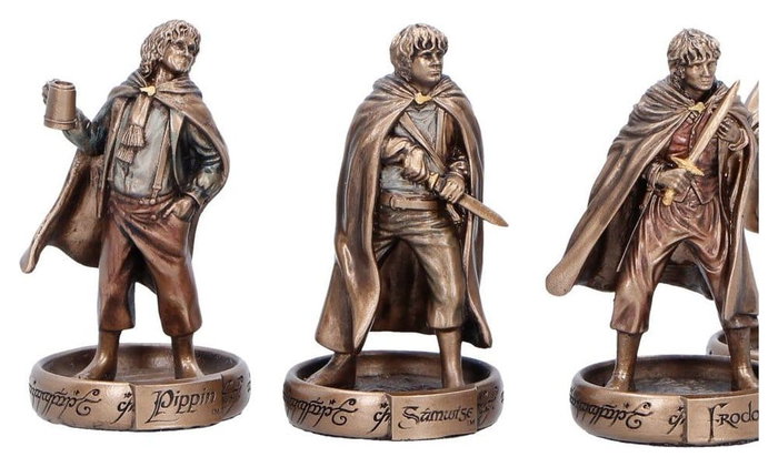 Nemesis Now Lord of the Rings figurines mini The Hobbits of the Shire 7 cm