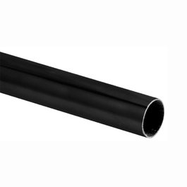 HERRAJES ALK Tube rond pour armoire Ø16 x 3 m noir