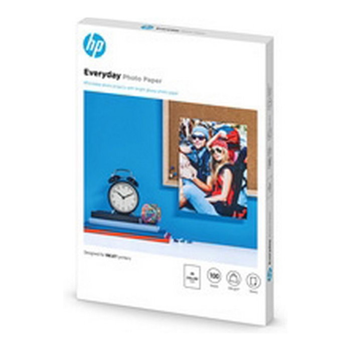 HP Papier photo Everyday A4 blanc 200 g/m² 100 feuilles HP Papier photo Everyday A4 blanc 200 g/m² 100 feuilles
