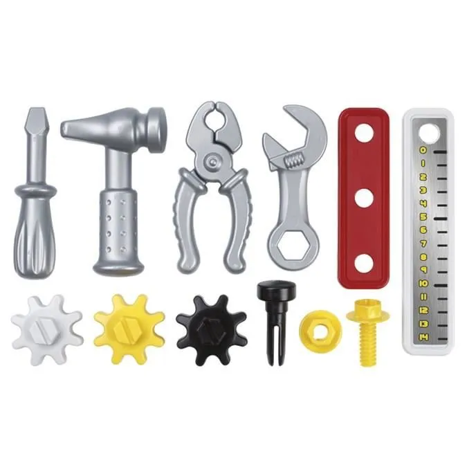 Ecoiffier CleanHome MECANICS Petit Etabli de Bricolage pour Enfants, Jouet Éducatif avec Tournevis, Marteau et Accessoires - Fabriqué en France Ecoiffier CleanHome MECANICS Petit Etabli de Bricolage pour Enfants, Jouet Éducatif avec Tournevis, Marteau et Accessoires - Fabriqué en France