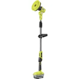 Ryobi R18TPS-0 Brosse motorisée téléscopique 18V ONE+ - Diamètre 150 mm, perche 1 à 1.4 m, IPX7, avec brosse moyenne et mousse