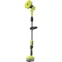 Ryobi R18TPS-0 Brosse motorisée téléscopique 18V ONE+ - Diamètre 150 mm, perche 1 à 1.4 m, IPX7, avec brosse moyenne et mousse