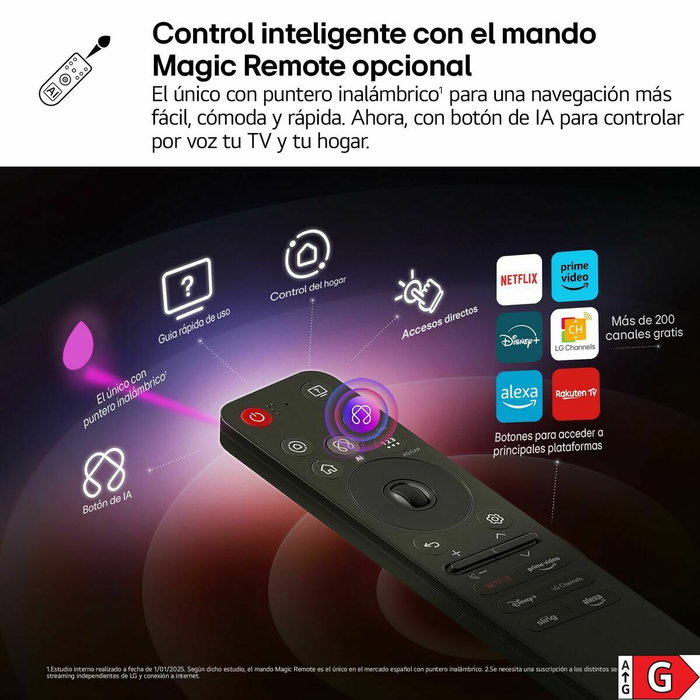 TV intelligente LG 43UA75006LA.AEU 4K Ultra HD 43" LED