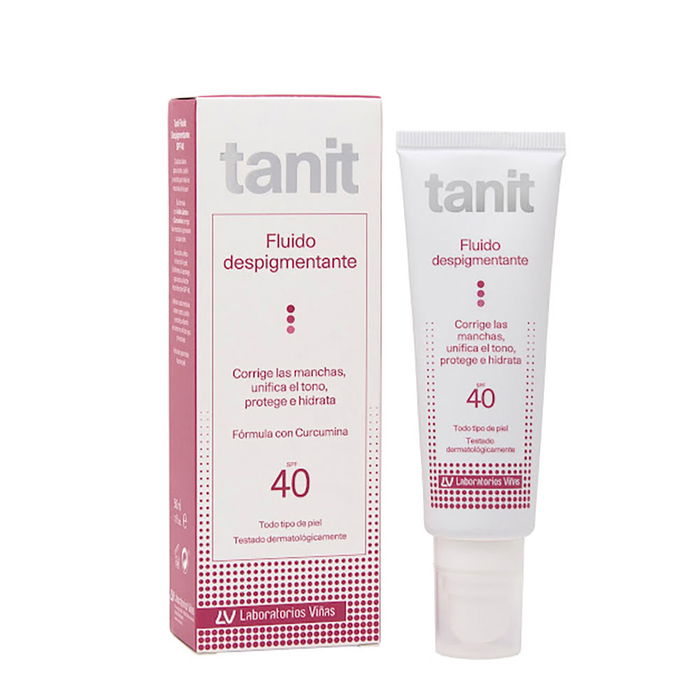 Tanit Fluide Dépigmentant SPF 40 50 ml Unisexe Tous Types de Peaux Sensibles