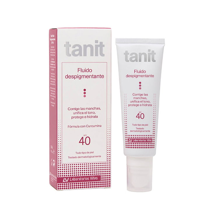 Tanit Fluide Dépigmentant SPF 40 50 ml Unisexe Tous Types de Peaux Sensibles