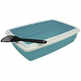 Aime Bac à litière avec rebord Bleu suédois + Pelle