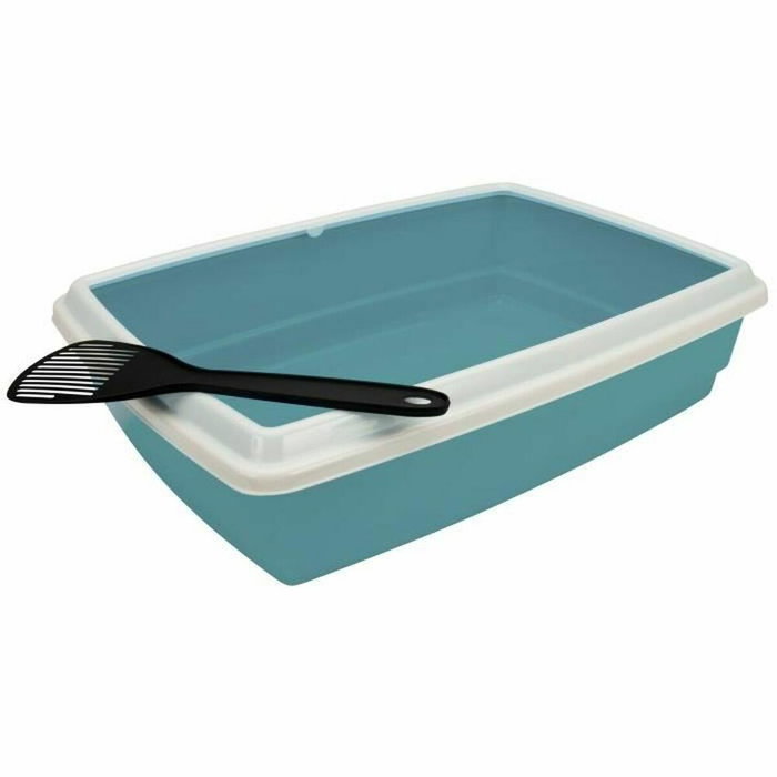 Aime Bac à litière avec rebord Bleu suédois + Pelle Aime Bac à litière avec rebord Bleu suédois + Pelle