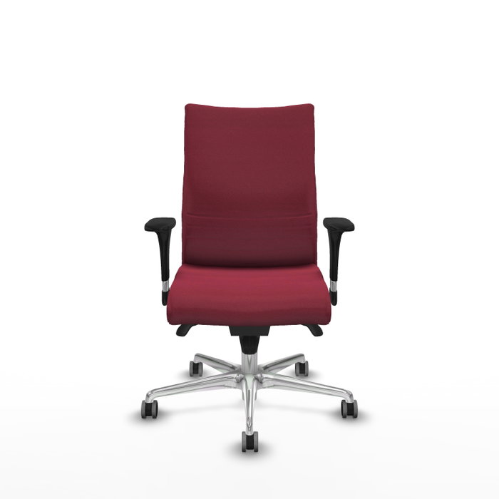 Piqueras Y Crespo Silla Albacete confidente, mécanisme Synchro, Granate