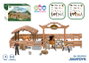 Jugatoys - naturetoys Ferme pour chevaux avec écurie, fermiers et accessoires
