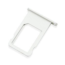 CoreParts Trappe à carte SIM pour Apple iPhone 6S argentée - Pièce de rechange de haute qualité
