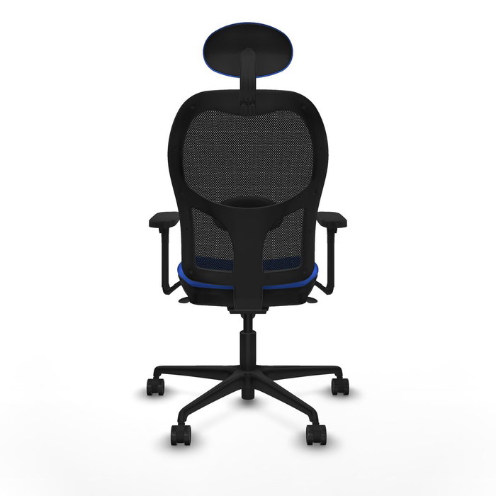 Piqueras y Crespo Chaise de Bureau avec Appui-tête Jorquera 3D036N1 Bleu