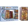 Revell - Tiny Adventures - Bridgerton - Dans la lumière - Kit de construction DIY Maquette 3D Serre de Livre avec éclairage LED - Book Nook