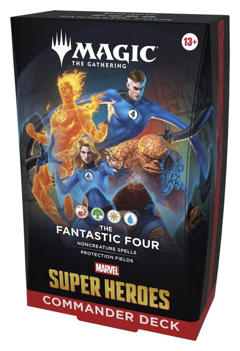 Wizards of the Coast Magic the Gathering Marvel Super Heroes Commander Decks Carton (4) *ANGLAIS*