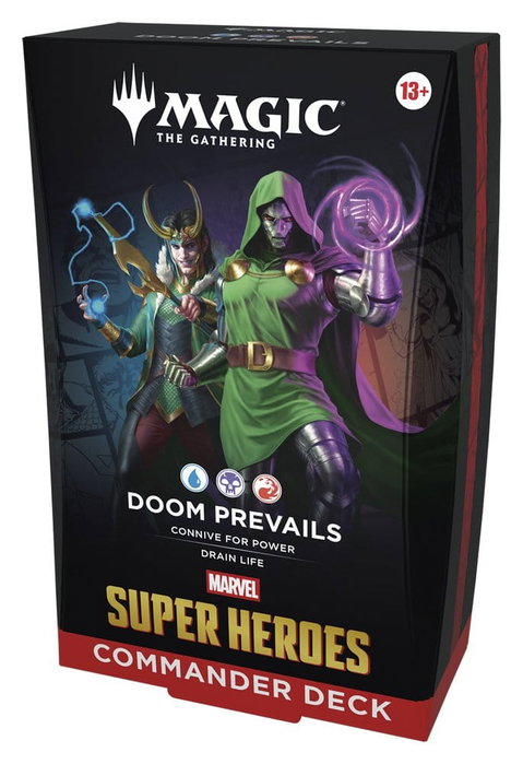 Wizards of the Coast Magic the Gathering Marvel Super Heroes Commander Decks Carton (4) *ANGLAIS*