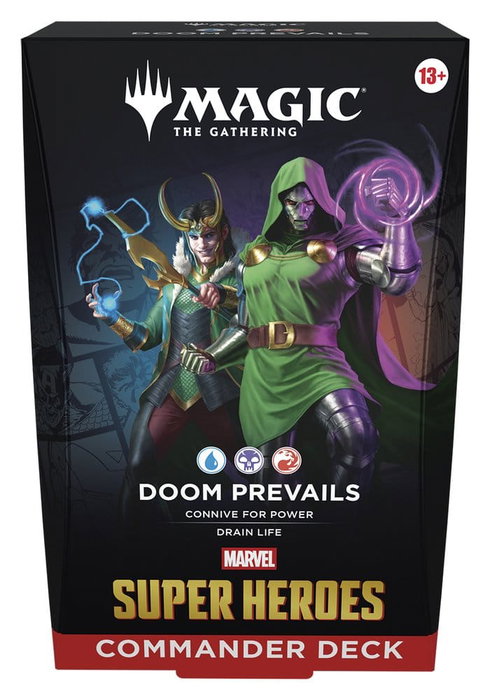 Wizards of the Coast Magic the Gathering Marvel Super Heroes Commander Decks Carton (4) *ANGLAIS*