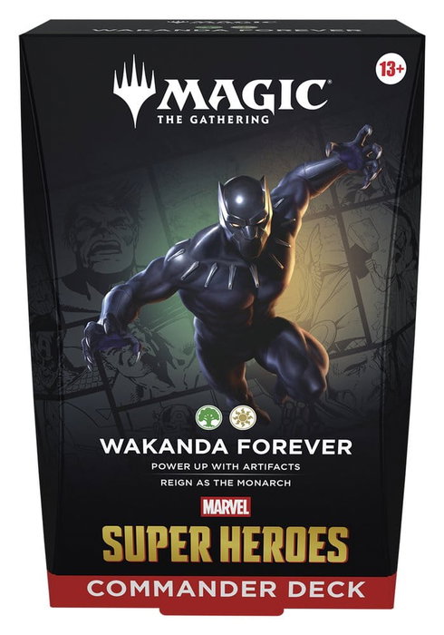 Wizards of the Coast Magic the Gathering Marvel Super Heroes Commander Decks Carton (4) *ANGLAIS*