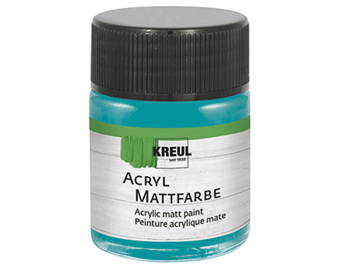 Kreul Peinture acrylique mate turquoise 50ml Kreul Peinture acrylique mate turquoise 50ml