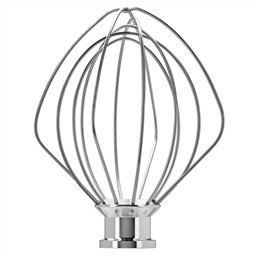 Kitchenaid 5KSM5THWWSS Batteur à fils en acier inoxidable pour monter crèmes et blancs d'œufs, lavable au lave-vaisselle
