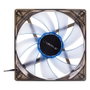 Unykach 51791 Ventilateur de Boîtier PC 120 mm LED Bleu, 9 Pales, Connecteur 3 Broches, 1200 RPM