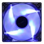 Unykach 51791 Ventilateur de Boîtier PC 120 mm LED Bleu, 9 Pales, Connecteur 3 Broches, 1200 RPM