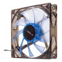 Unykach 51791 Ventilateur de Boîtier PC 120 mm LED Bleu, 9 Pales, Connecteur 3 Broches, 1200 RPM