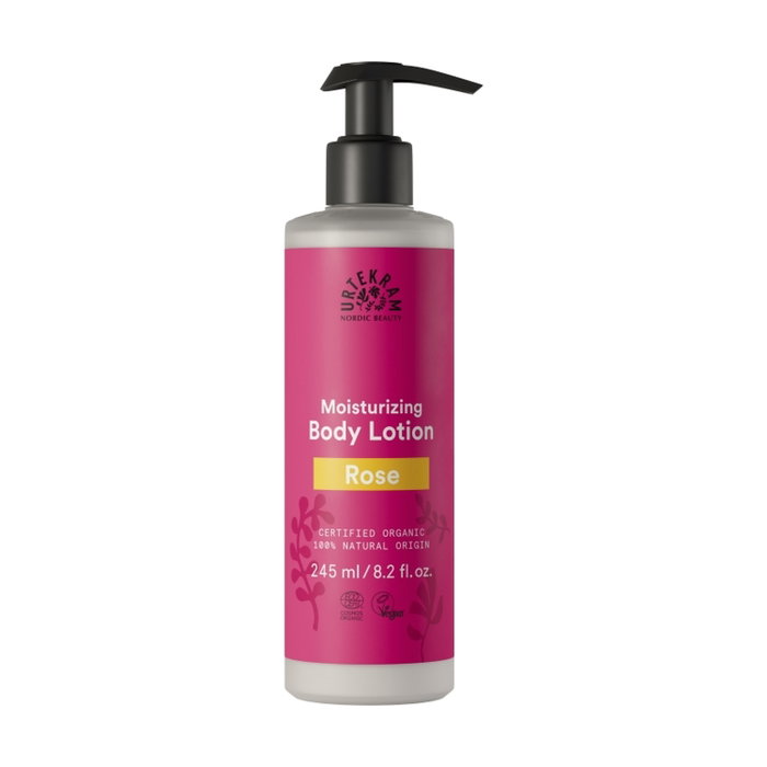 URTEKRAM Lotion corporelle aux roses avec doseur