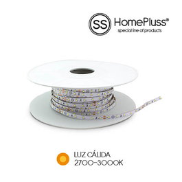 HomePluSS Rouleau de ruban LED 50m 6W 2700K-3000K IP20
